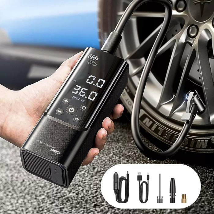 Автомобільний насос Proove Pump Assistant Pro 120W 7500mAh