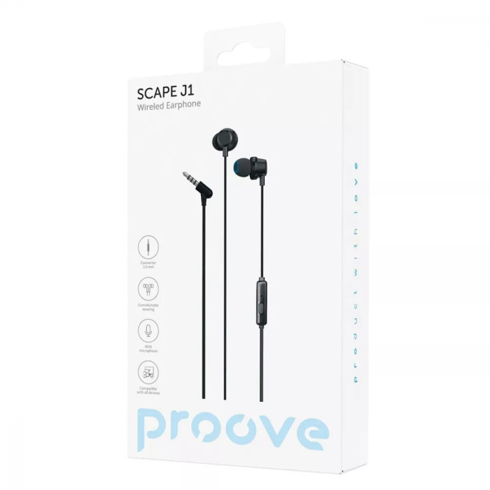Провідні навушники Proove Scape J1 (3.5mm)