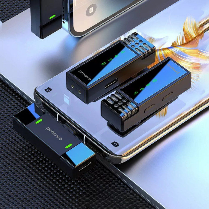 Бездротовий петличний мікрофон Proove Record Type-C