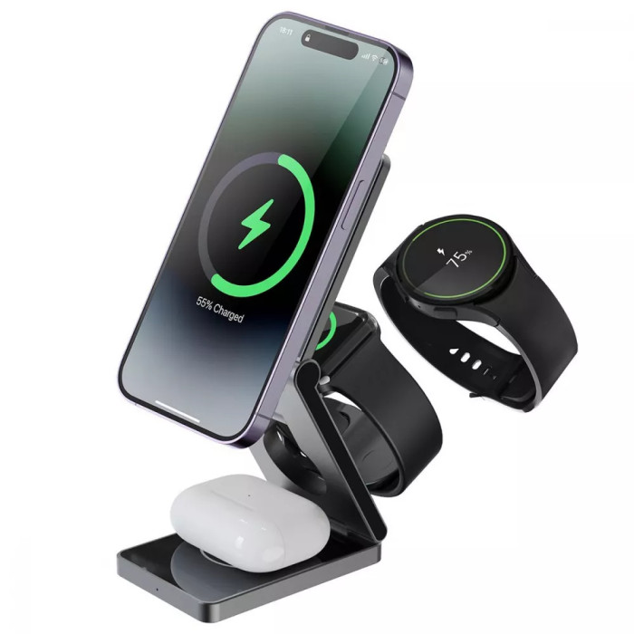 Бездротовий ЗП Proove Titan Volt 3 in 1