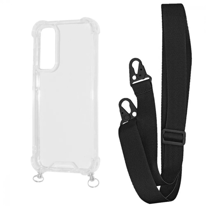 Чохол WAVE Clear Case with Strap Samsung Galaxy S23 FE