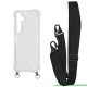 Чохол WAVE Clear Case with Strap Samsung Galaxy S24 Plus