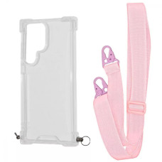 Чохол WAVE Clear Case with Strap Samsung Galaxy S24 Ultra