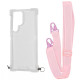 Чохол WAVE Clear Case with Strap Samsung Galaxy S24 Ultra