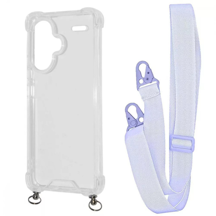 Чохол WAVE Clear Case with Strap Xiaomi Redmi Note 13 Pro+