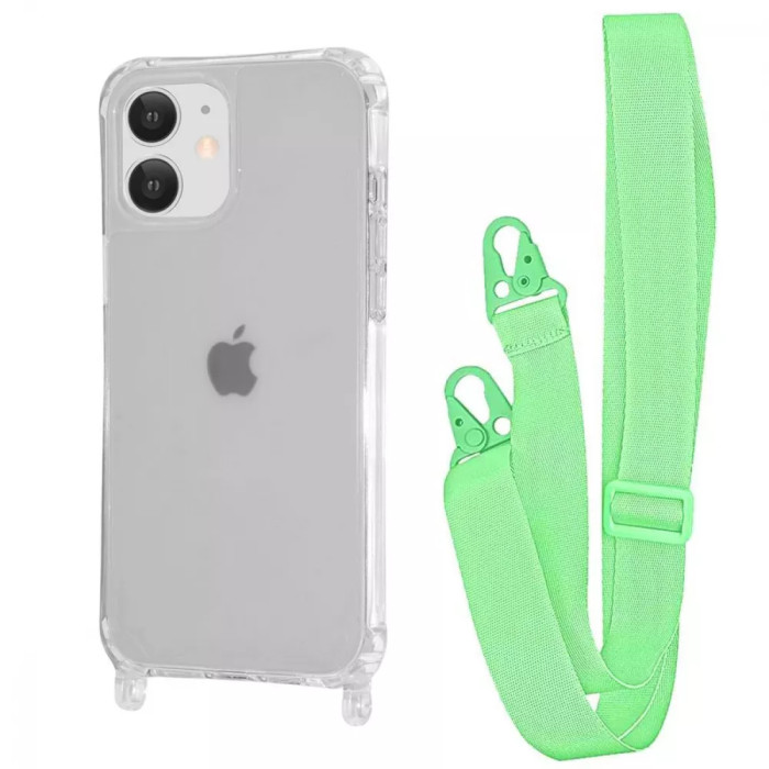 Чохол WAVE Clear Case with Strap iPhone 11