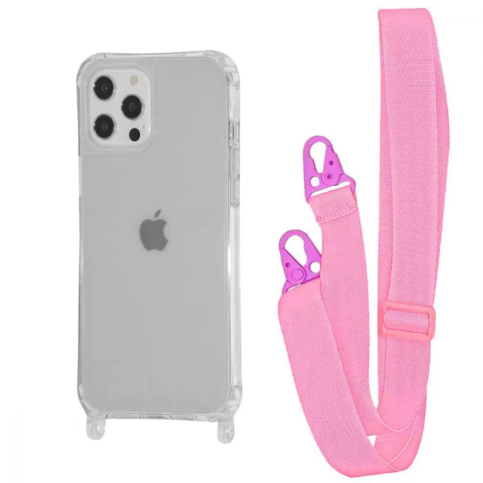 Чохол WAVE Clear Case with Strap iPhone 12/12 Pro