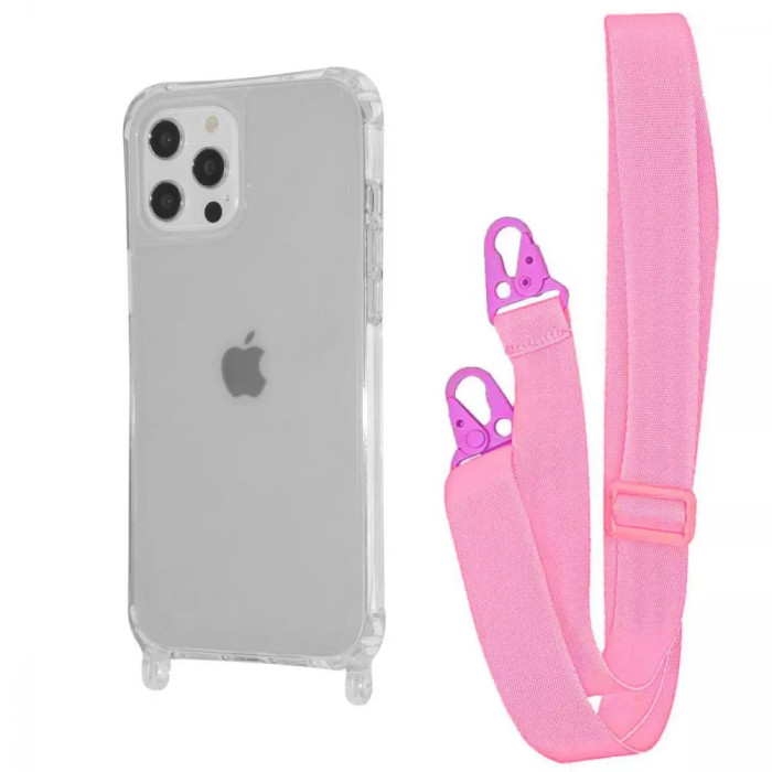 Чохол WAVE Clear Case with Strap iPhone 12 Pro Max