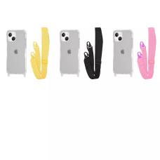 Чохол WAVE Clear Case with Strap iPhone 15
