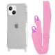 Чохол WAVE Clear Case with Strap iPhone 15