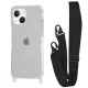 Чохол WAVE Clear Case with Strap iPhone 15
