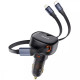 АЗП Baseus Enjoyment Pro Car Charger Type-C + Retractable C & iP Cable 60W