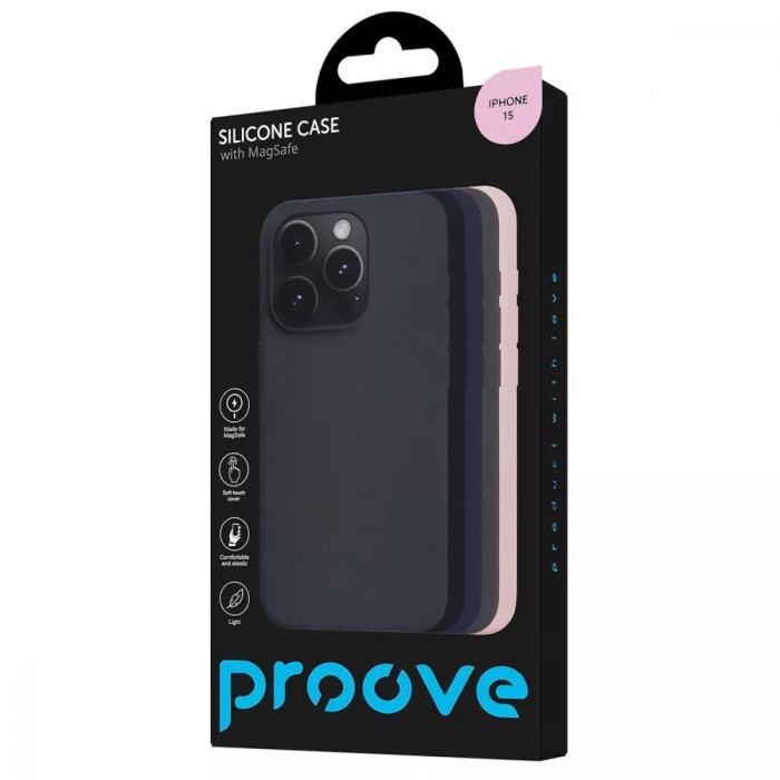 Чохол Proove Silicone Case with Magnetic Ring iPhone 15