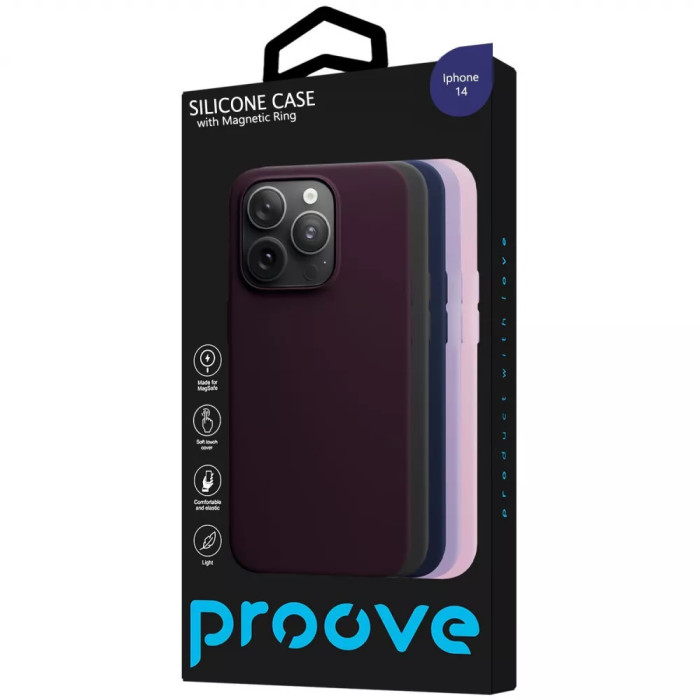Чохол Proove Silicone Case with Magnetic Ring iPhone 14