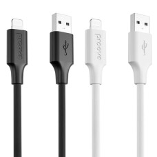 Кабель Proove Striped Silicone USB to Lightning (1m)