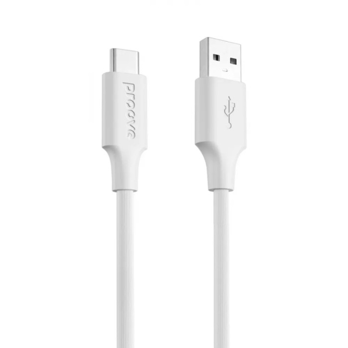 Кабель Proove Striped Silicone USB to Type-C (1m)