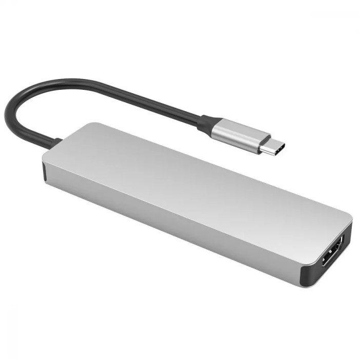 Type-C-Хаб Proove Iron Link 5 in 1 (2*Type-C + 2*USB3.0 + HDMI)