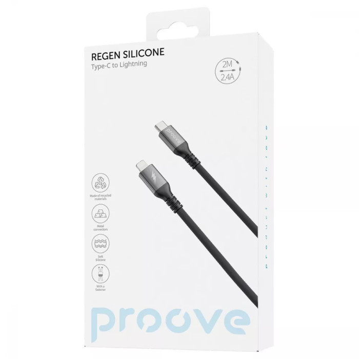 Кабель Proove ReGen Silicone Type-C to Lightning 27W (2m)
