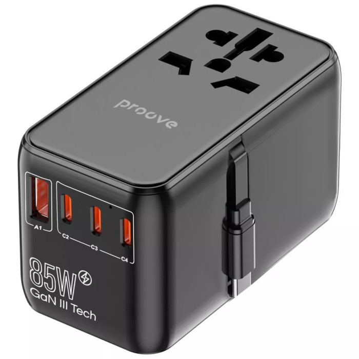 Універсальний адаптер Proove Trip 85W