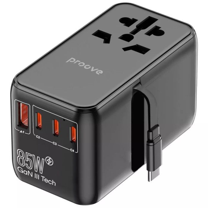 Універсальний адаптер Proove Trip 85W
