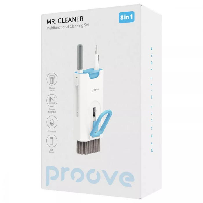 Багатофункціональний набір для чищення Proove Mr. Cleaner 8in1