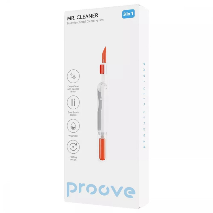 Багатофункціональний набір для чищення Proove Mr. Cleaner 3in1