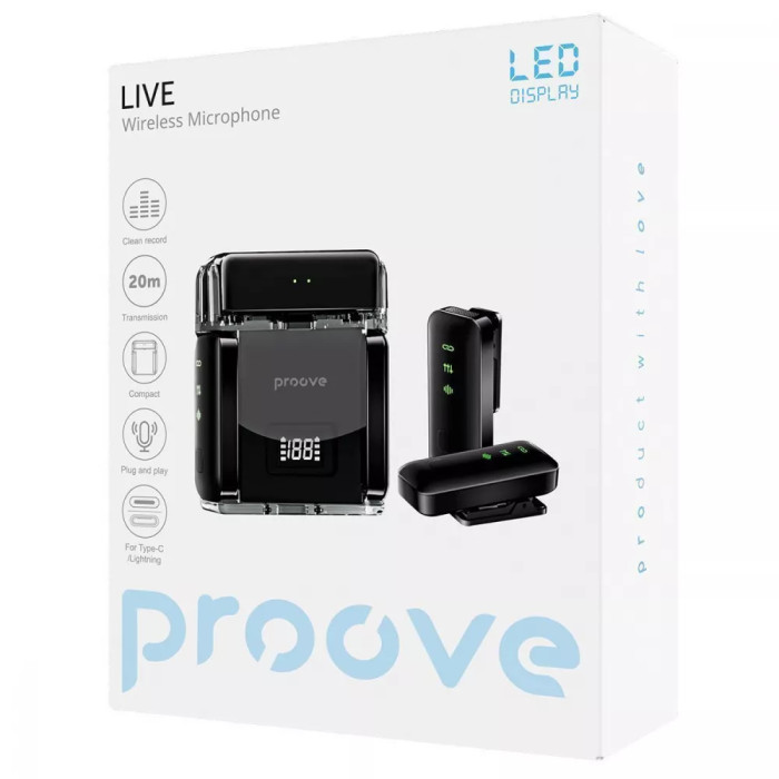 Бездротовий петличний мікрофон Proove Live