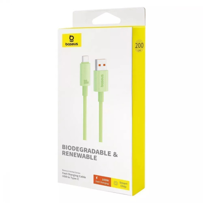 Кабель Baseus Habitat Series Fast Charging Type-C 100W (2m)