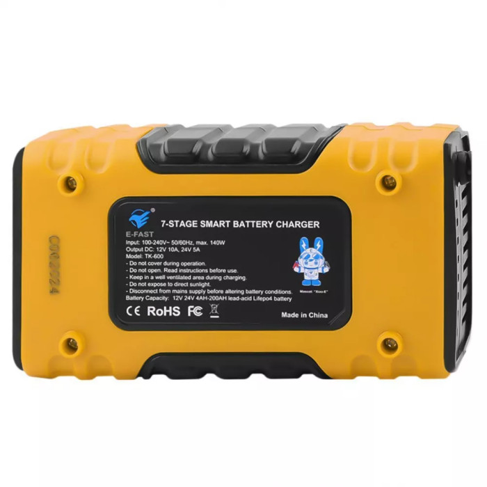 Зарядний пристрій E-Fast TK600 12V10A 24V/5A CS