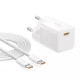 МЗП Baseus GaN5 Mini Fast Charger Type-C 25W (З кабелем Type-C to Type-C 100W 1m)