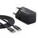 МЗП Baseus GaN5 Mini Fast Charger Type-C 25W (З кабелем Type-C to Type-C 100W 1m)