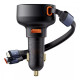 АЗП Baseus Enjoyment Pro Car Charger USB + Retractable C & iP Cable 60W