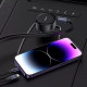 АЗП Baseus Enjoyment Pro Car Charger USB + Retractable C & iP Cable 60W