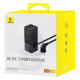 Мережевий фільтр Baseus Power Combo Tower Digital (3*AC+2*USB+2*Type-C 35W 1.5m)
