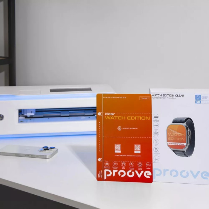 Захисна гідрогелева плівка Proove Hydrogel Screen Protection WATCH EDITION Clear