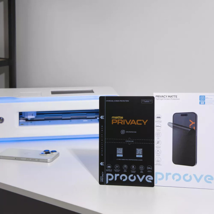 Захисна гідрогелева плівка Proove Hydrogel Screen Protection PRIVACY Matte