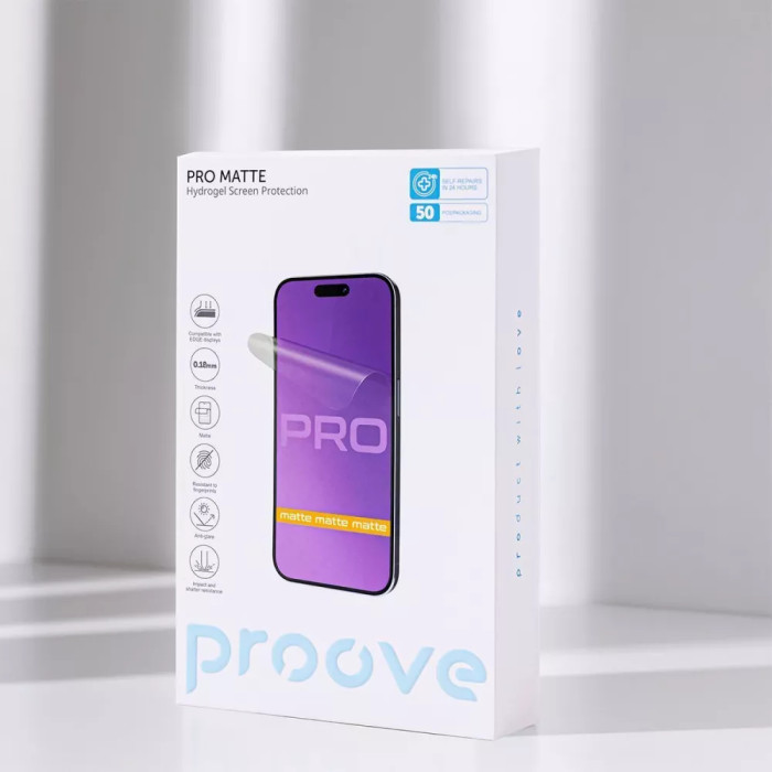 Захисна гідрогелева плівка Proove Hydrogel Screen Protection PRO Matte