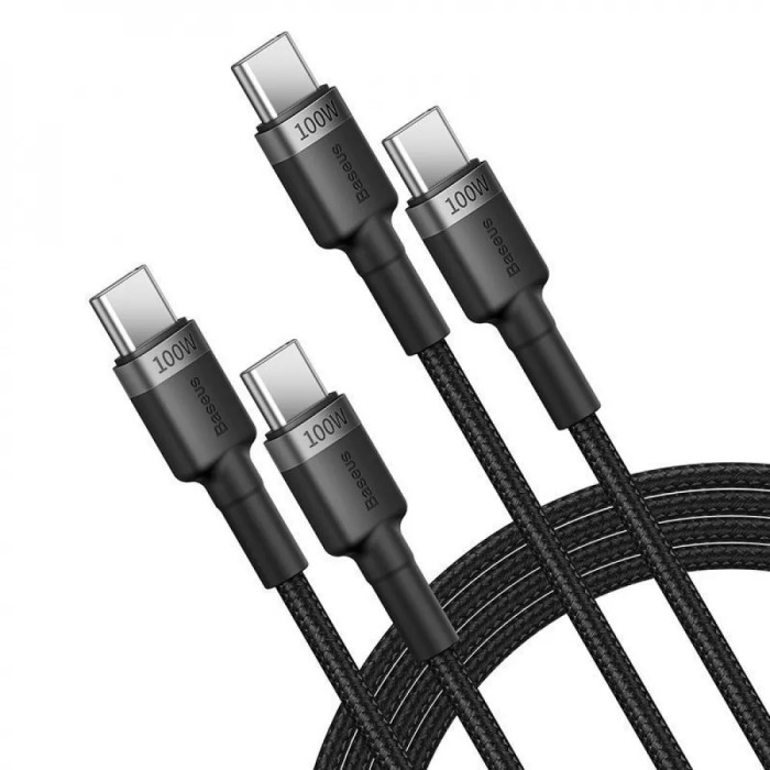 Кабель Baseus Cafule Type-C to Type-C 100W 2m (2pcs)