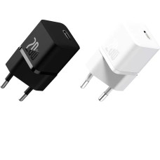 МЗП Baseus GaN5 Mini Fast Charger Type-C 20W (With Clable Type-C to Type-C 100W 1m)