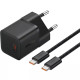 МЗП Baseus GaN5 Mini Fast Charger Type-C 20W (With Clable Type-C to Type-C 100W 1m)