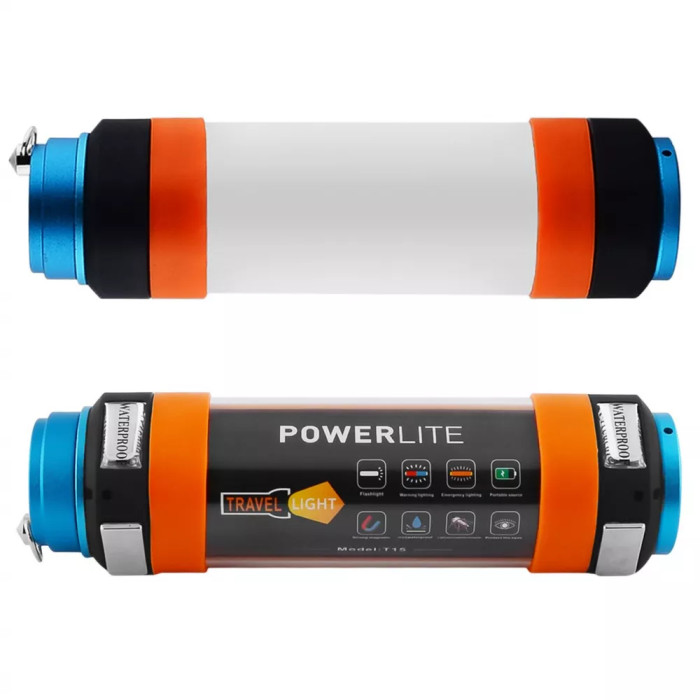 Багатофункціональний ліхтар T15 2600 mAh (16см)