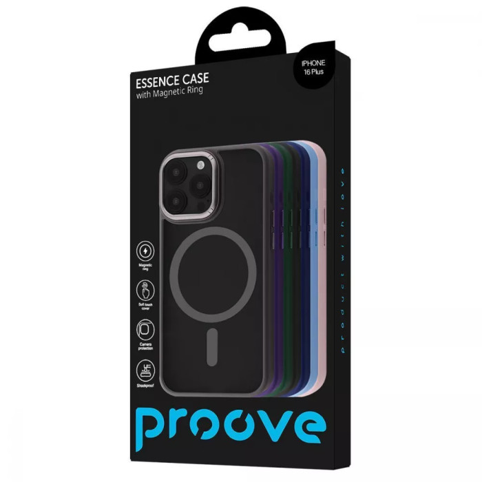 Чохол Proove Essence Case with Magnetic Ring iPhone 16 Plus