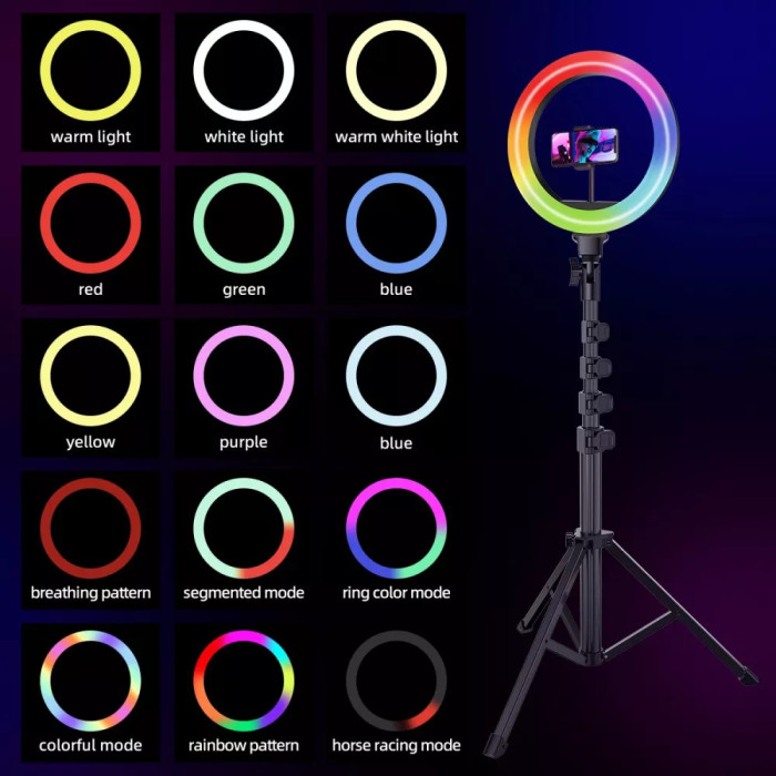 Кільцева світлодіодна RGB лампа Proove Halo (10inch)
