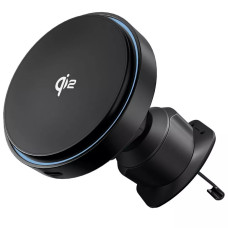 Автомобільний тримач з Бездротовим ЗП Proove Light Circle Qi2 15W