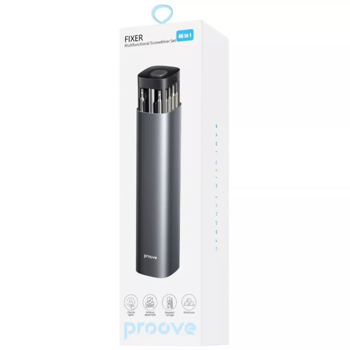 Багатофункціональний набір викруток Proove Fixer 46in1