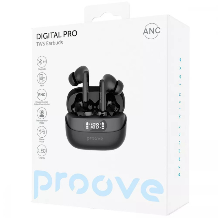 Бездротові навушники Proove Digital Pro TWS with ANC (APP)