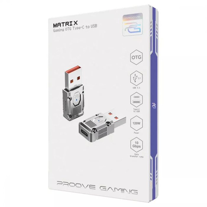 Перехідник Proove Gaming Matrix OTG Type-C to USB