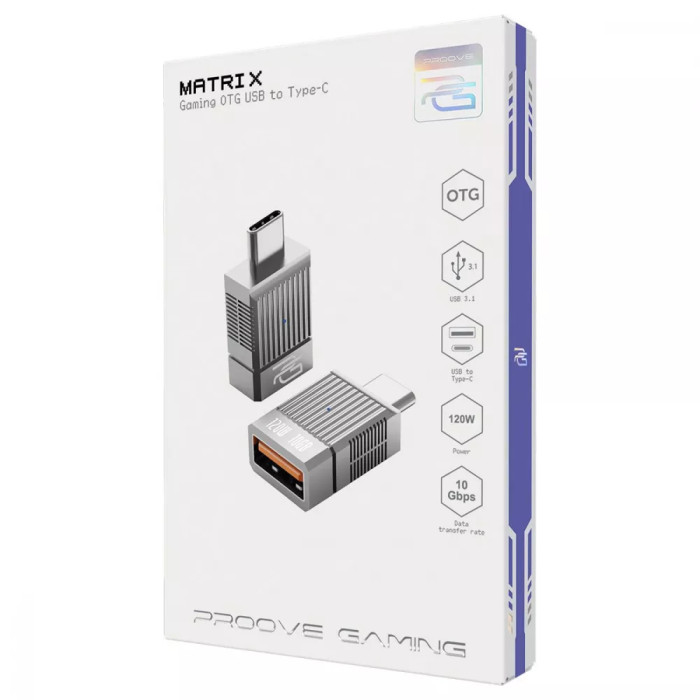 Перехідник Proove Gaming Matrix OTG USB to Type-C