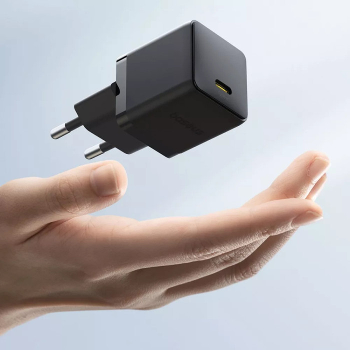 МЗП Baseus Palm Fast Charger Type-C 20W (With Cable Type-C to Type-C 60W 1m)