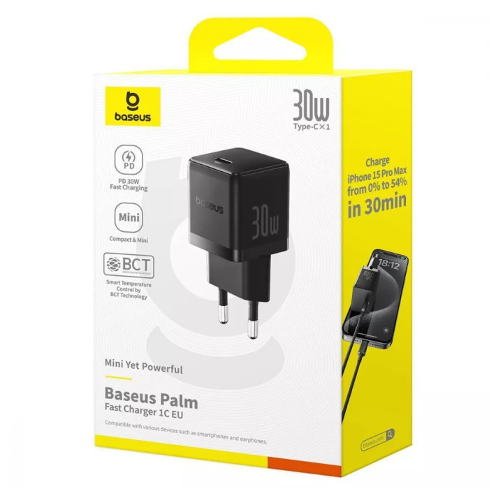 МЗП Baseus Palm Fast Charger Type-C 30W